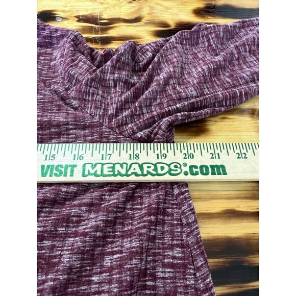 Lularoe Women's Size Medium Purple Duster Open Front Long Cardigan Preppy Lounge - Picture 3 of 12